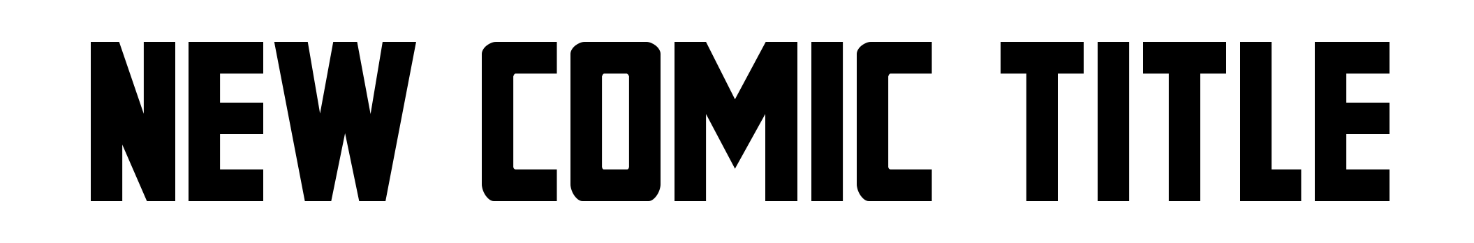 New Comic Title